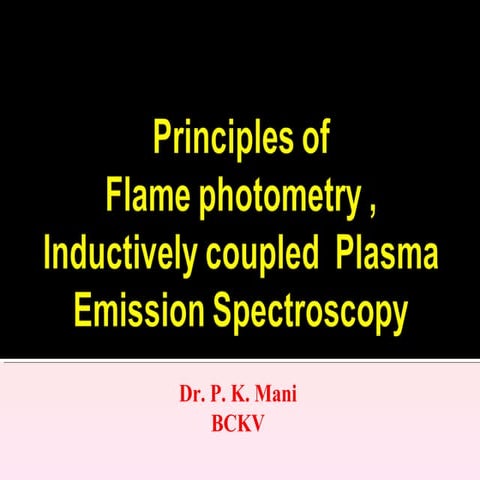 ICPES , analytical, P KMani, BCKV