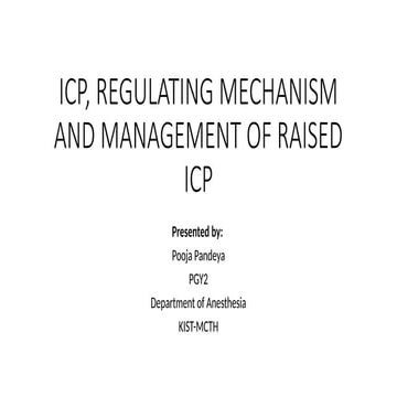 ICP, REGULATING MACHANISM AND MANAGEMENT OF RAISED.pptx