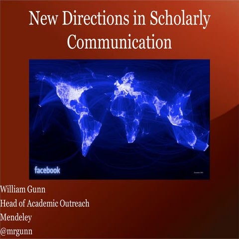 Sci Tech Forum LA 2013: New Directions in Scholarly Communication