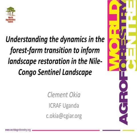 Understanding the dynamics in the forest-farm transition 