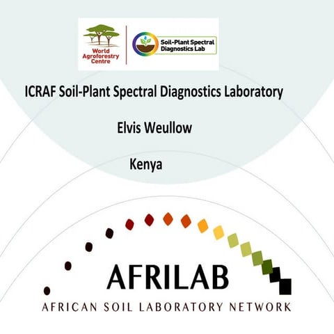 ICRAF: Soil-plant spectral diagnostics laboratory