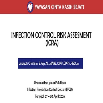 Comprehensive Infection Control Risk Assessment (ICRA) in Healthcare ...