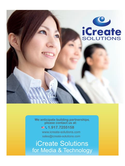 Icreate_solutions presentations