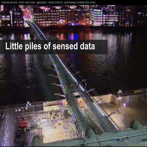 Little piles of sensed data