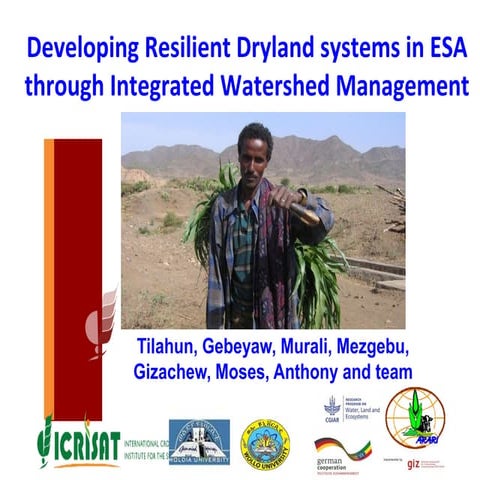 ICRISAT Global Planning Meeting 2019: Developing Resilient Dryland systems in...