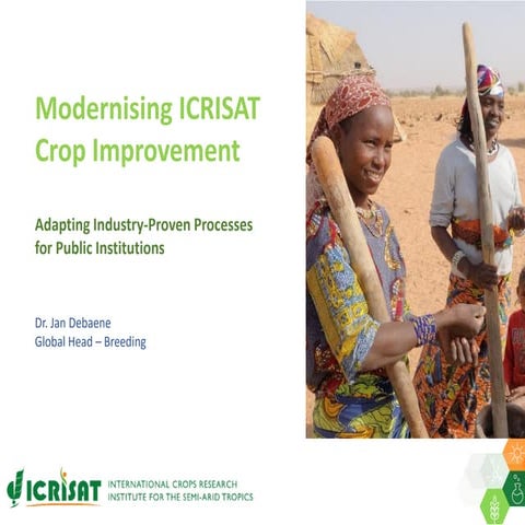 ICRISAT Global Planning Meeting 2019:  Modernising ICRISAT Crop Improvement &...