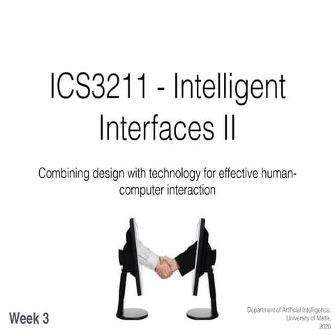 ICS3211 Lecture 3