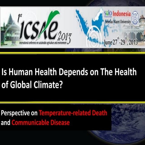 Climate Change and its Impact on Health | PPT