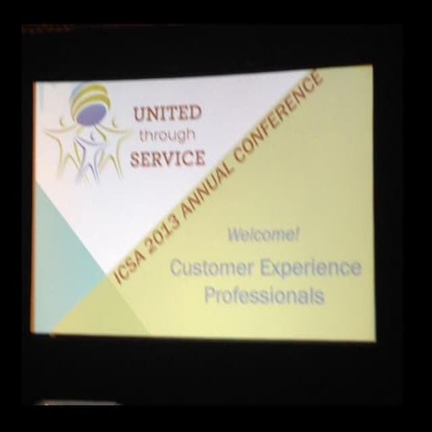 International Customer Service Association Annual Conference 2013