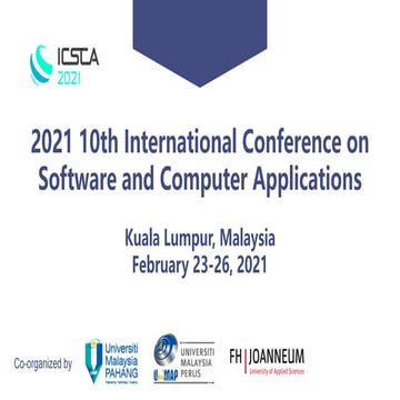 Icsca2021 conference program
