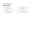 first grade syllabus