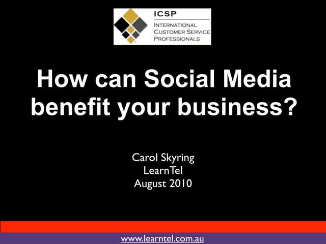 How Can Social Media Benefit Your Business