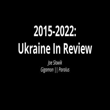 Thrice Is Nice: Ukraine In Review