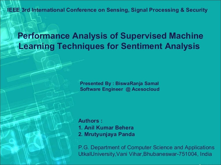 supervised techniques