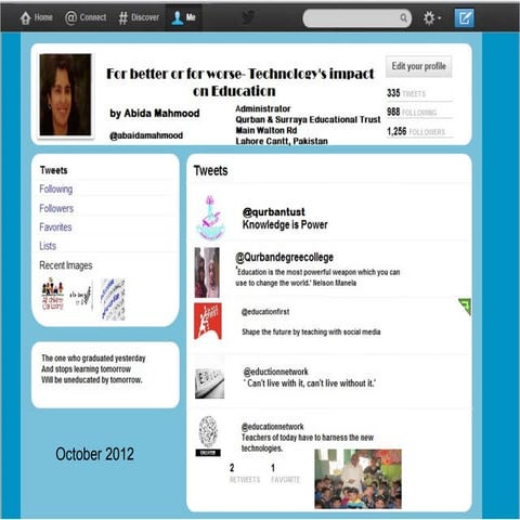 For better or for worse- Technology's impact on education