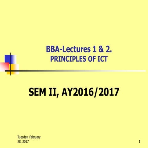 Information and communication technologies