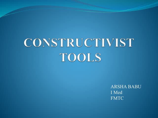 Constuctivist Tools