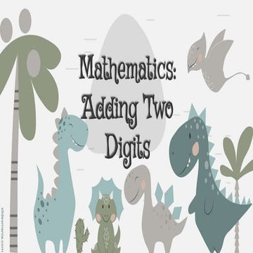 Adding two digits -in Mathematics by BSU | PPT