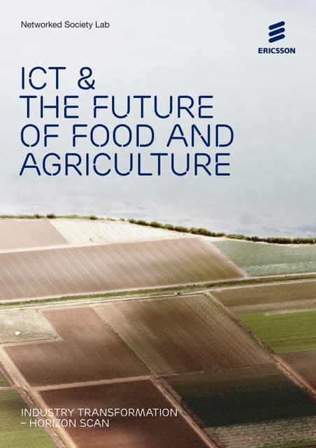 Horizon Scan: ICT and the Future of Food and Agriculture
