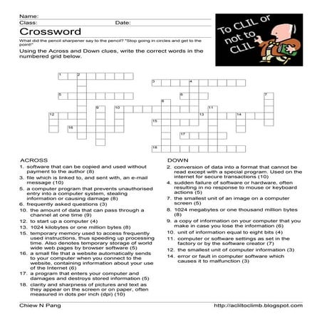 ICT Crossword
