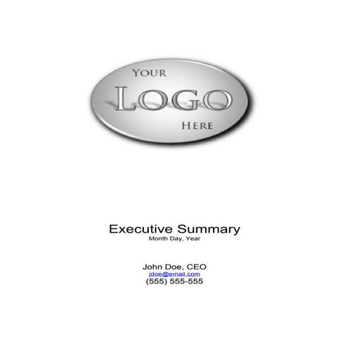 Ict   executive summary template