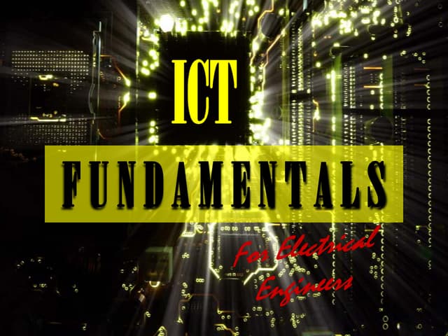 Fundamentals of ICT - Lecture 1