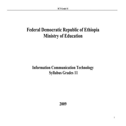 ICT - Syllabus - Grade 11.pdf for grade 11 STEM