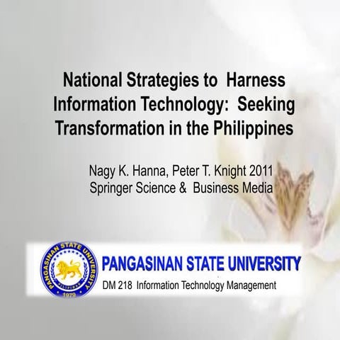 Harness IT: Seeking Transformation in the Philippines