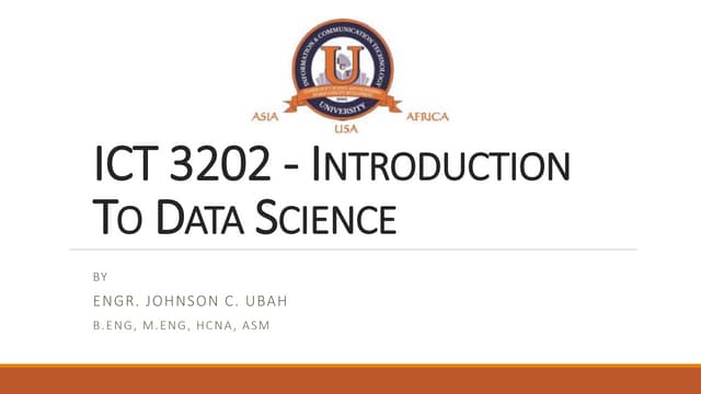 introduction to machine learning