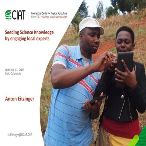 Seeding Science Knowledge by engaging local experts