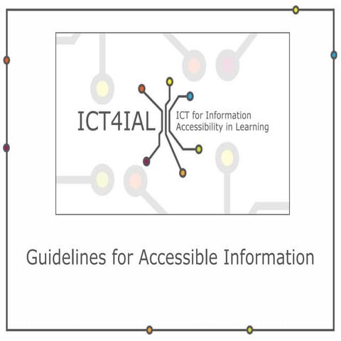 Guidelines for Accessible Information