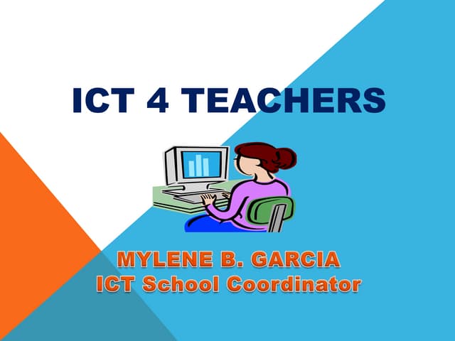 Ict 4 teachers