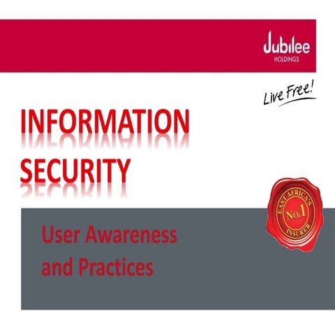 ICT and end user security awareness slides