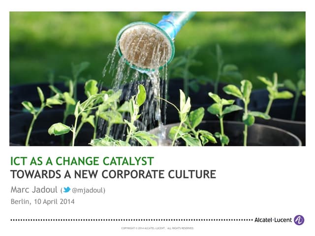 ICT as a Change Catalyst (we.conect...