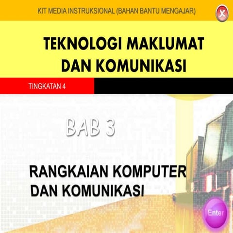 Rangkaian komputer dan komunikasi.