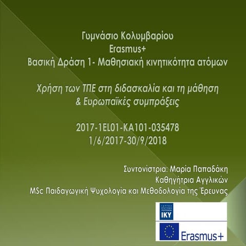 ICT based teaching and learning european partnerships