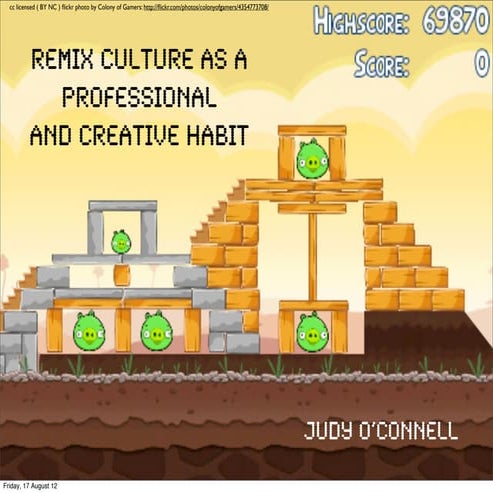 Remix Culture as a Professional and Creative Habit