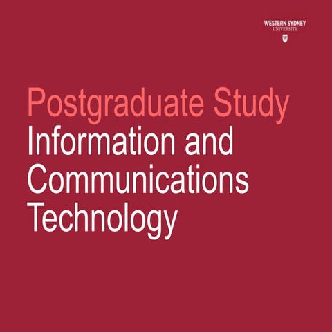 Information and Communications Technology Webinar