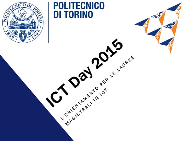 Presentazione Laurea Magistrale in Ingegneria Informatica del Politecnico di ...