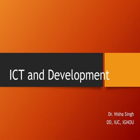Ict resource development