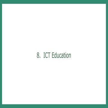 Ict education