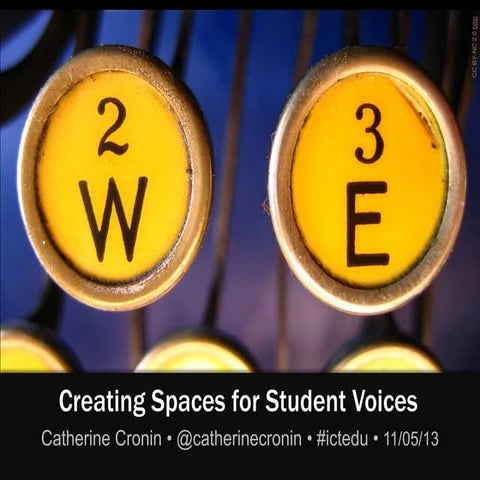 Creating Spaces for Student Voices