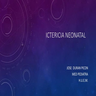 ICTERICIA del recien nacido.pptx