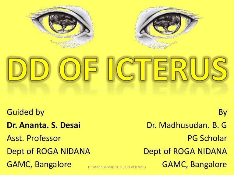 Differential Diagnosis of Icterus/Jaundice