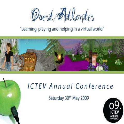 quest atlantis: learning, playing and helping in a virtual world