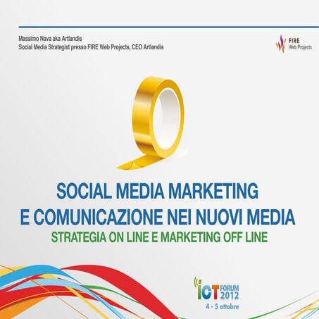 SOCIAL MEDIA MARKETING E COMUNICAZIONE NEI NUOVI MEDIA
