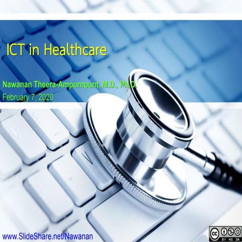 ICT in Healthcare (February 7, 2020)