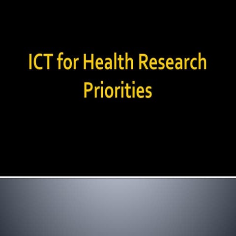 Ict in health for nuhra