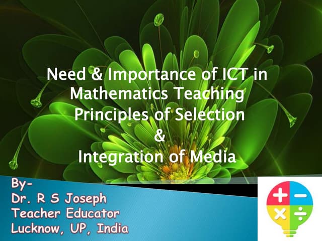 ICT in Mathematics