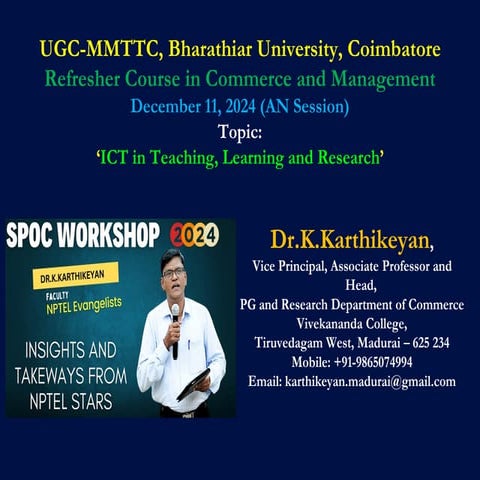 ICT in Teaching, Learning and Research - Dr.K.Karthikeyan.pdf